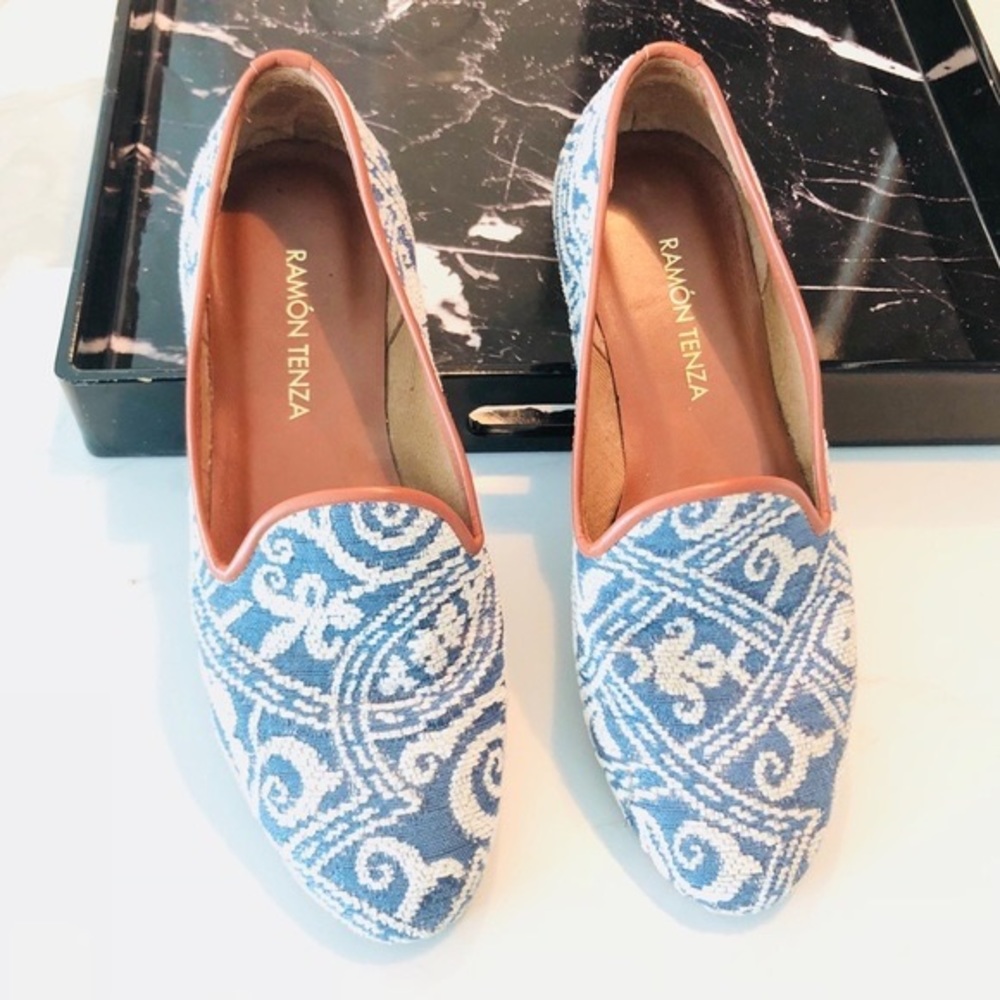 Ramon Tenza Embroidered Smoking Shoes